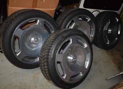 Mercedes W223 S-Class Complete Winter Wheel Set