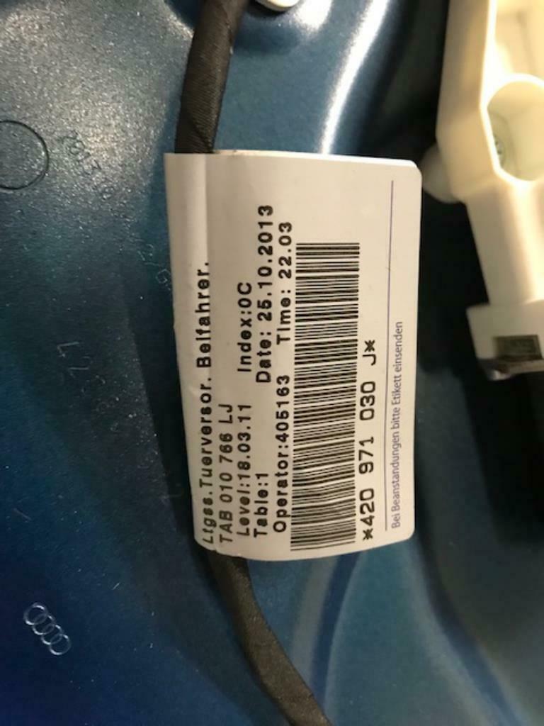 Audi R8 Coupe 420 Right Door Complete - Image 2