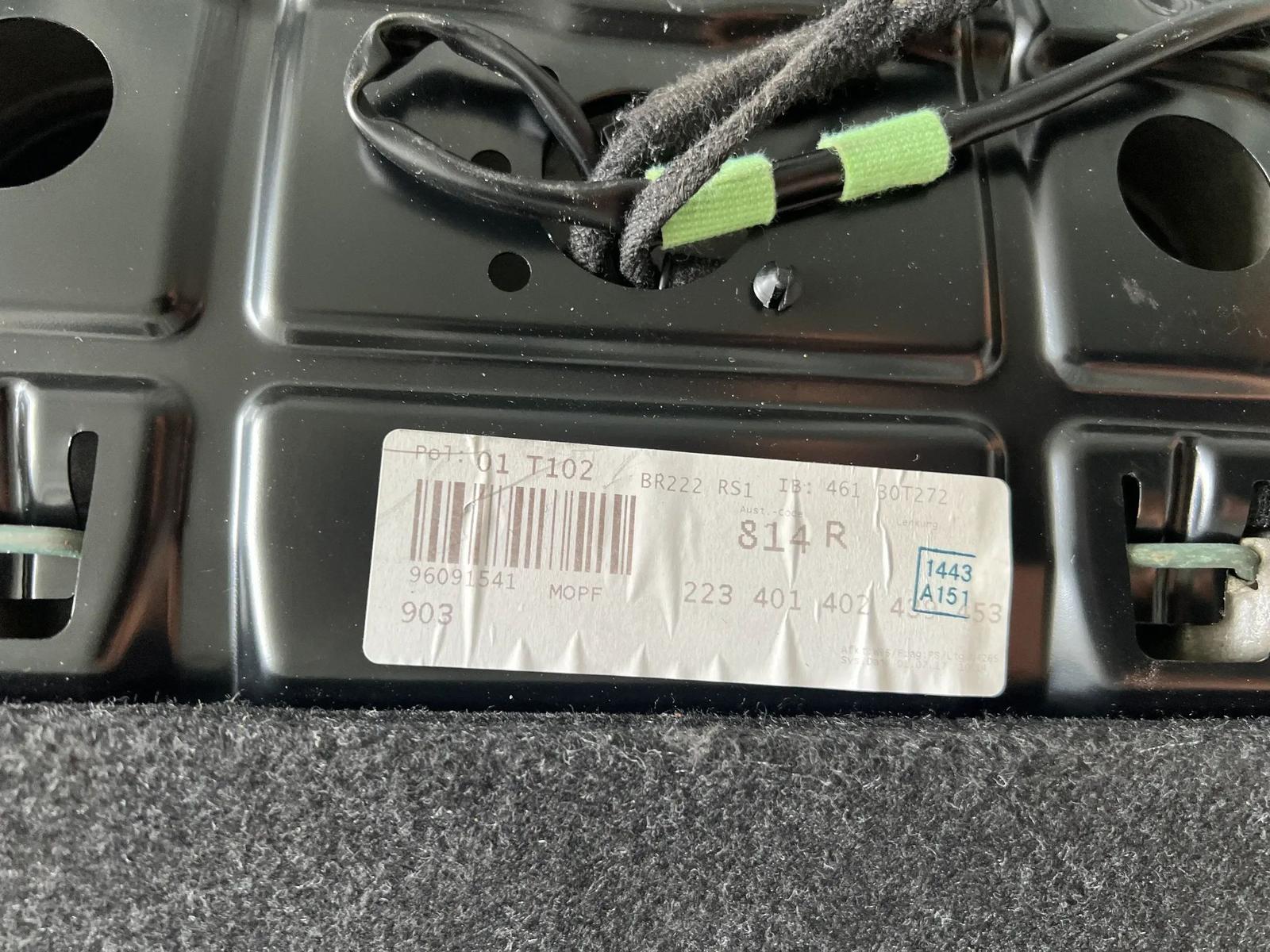 Mercedes-Benz S-Class W222 Rear Seat - Image 7