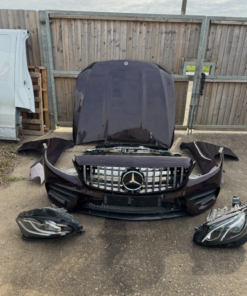 Mercedes W238 E-Class Coupe — Complete Front Package (Bumper · Bonnet · Headlights)